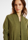 Flamed linen shawl collar cardigan - Maelle