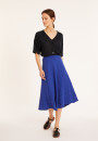 Long flared skirt in cotton - Meredith