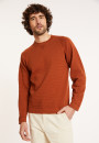 Pull en coton manches raglan - Dwight 8111 cannelle - 07 Marron