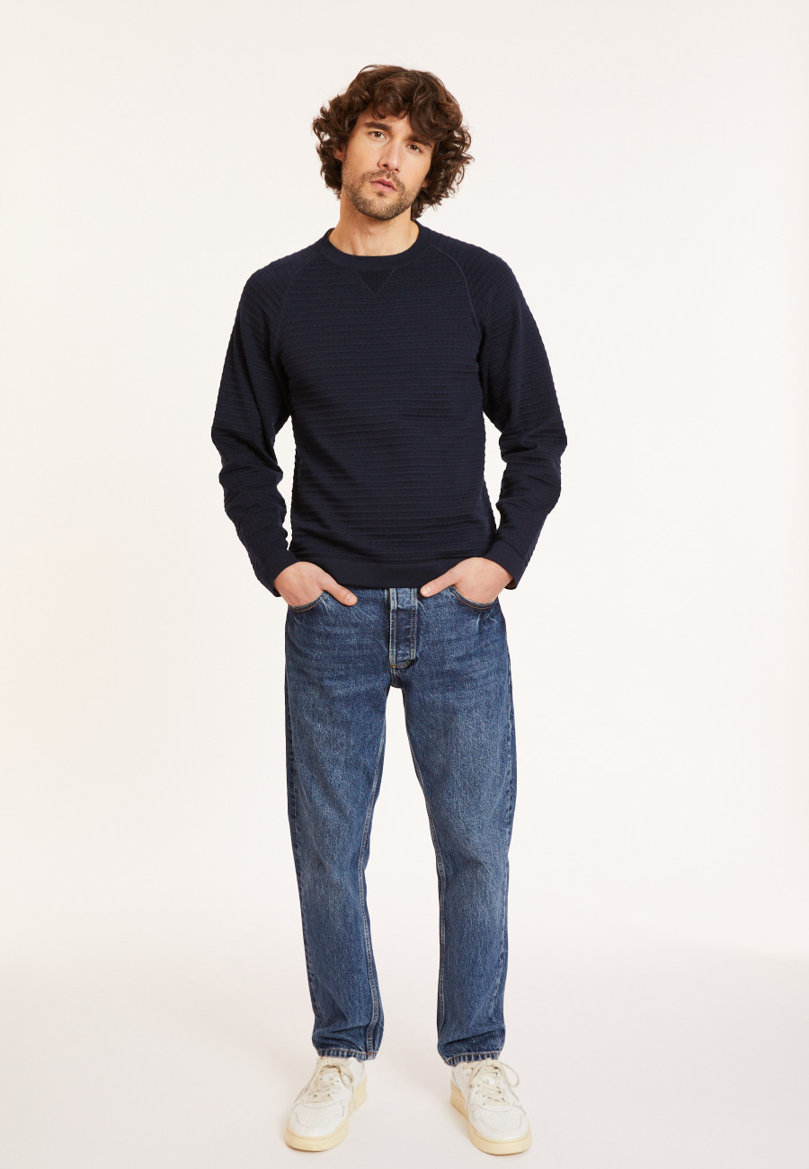 Raglan sleeve cotton sweater - Dwight