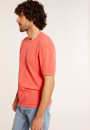 Brushed cotton round neck T-shirt - Don