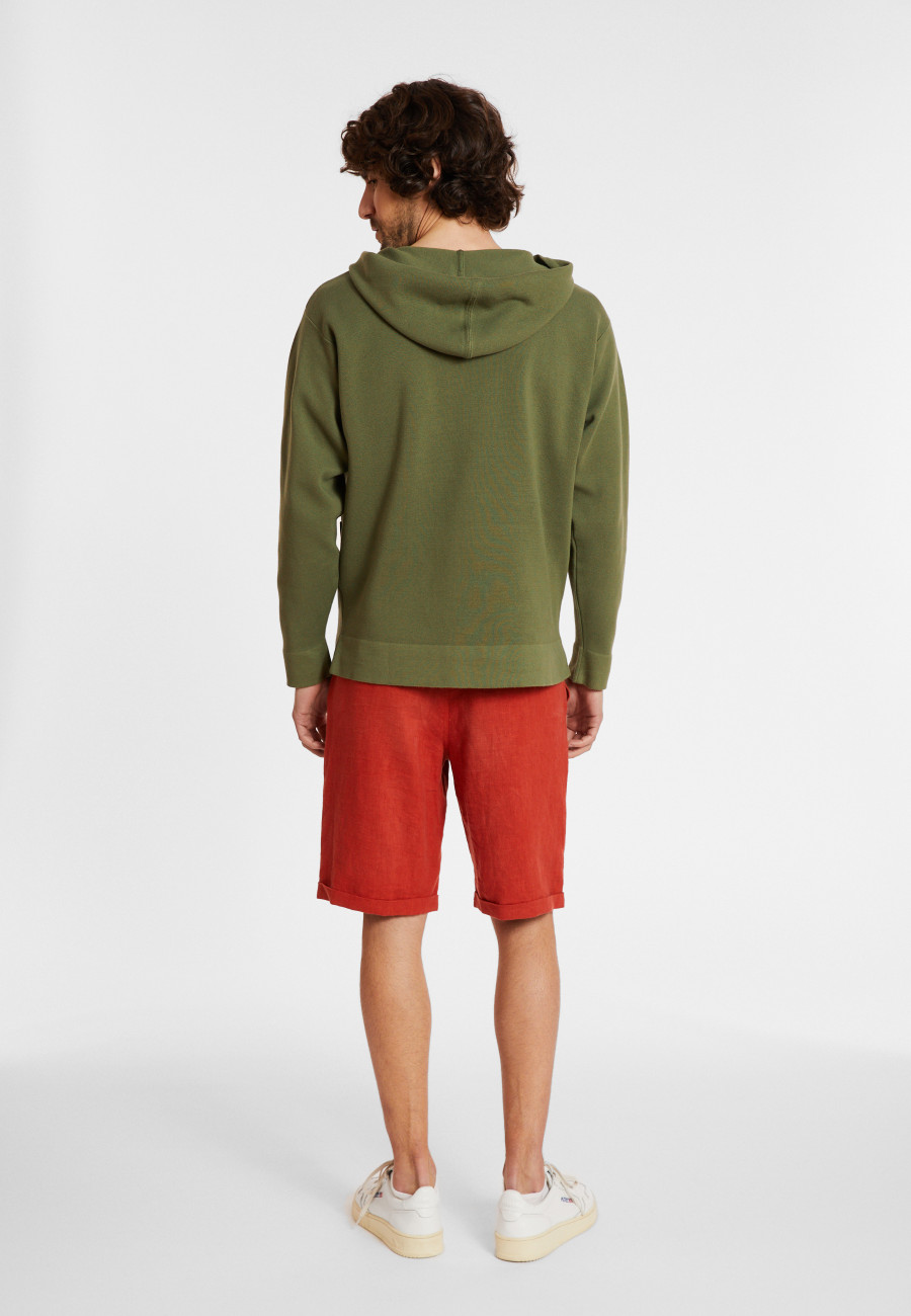 Hoodie with pockets in cotton - Damie