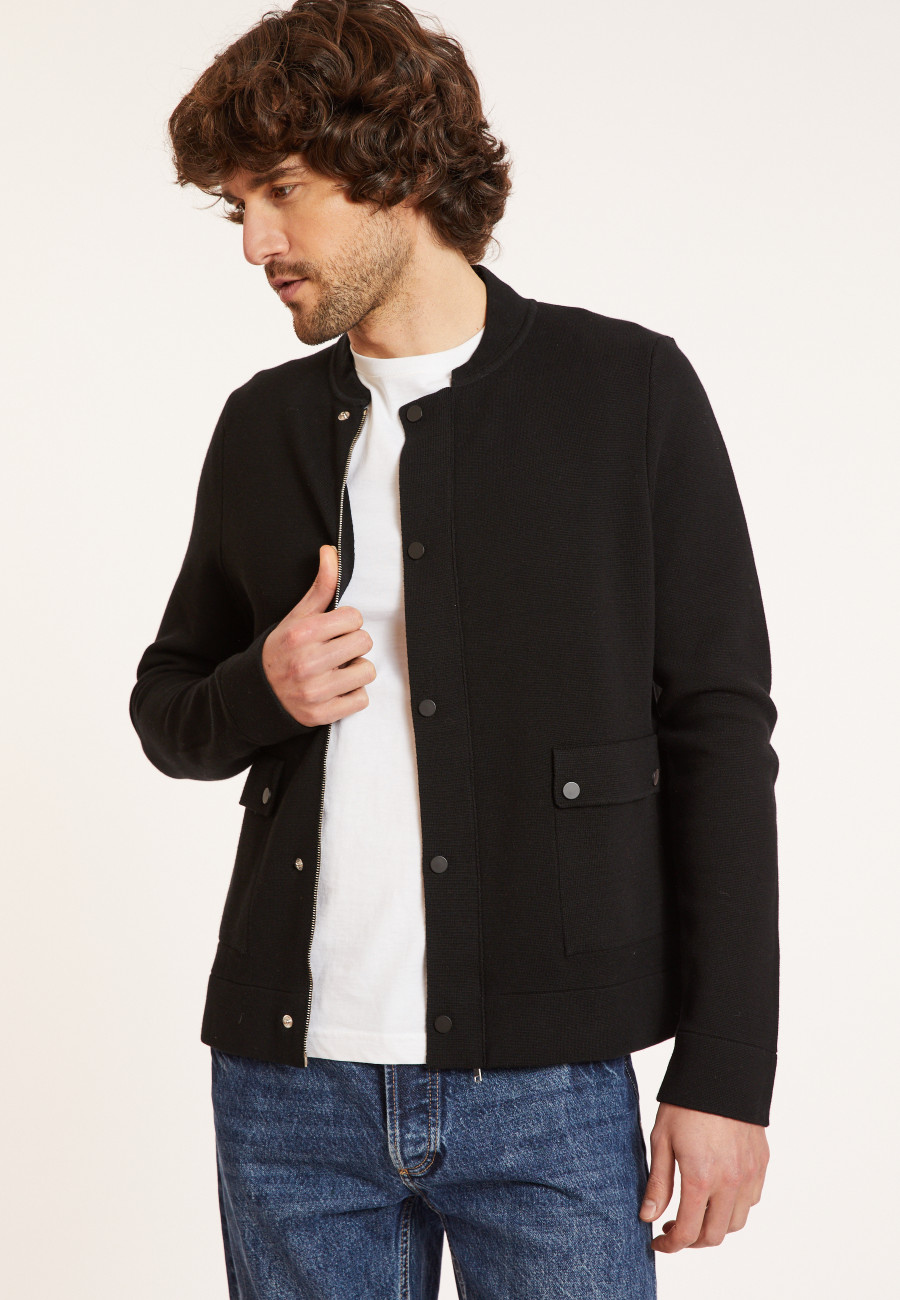 Zip cotton jacket with pockets - Dalil