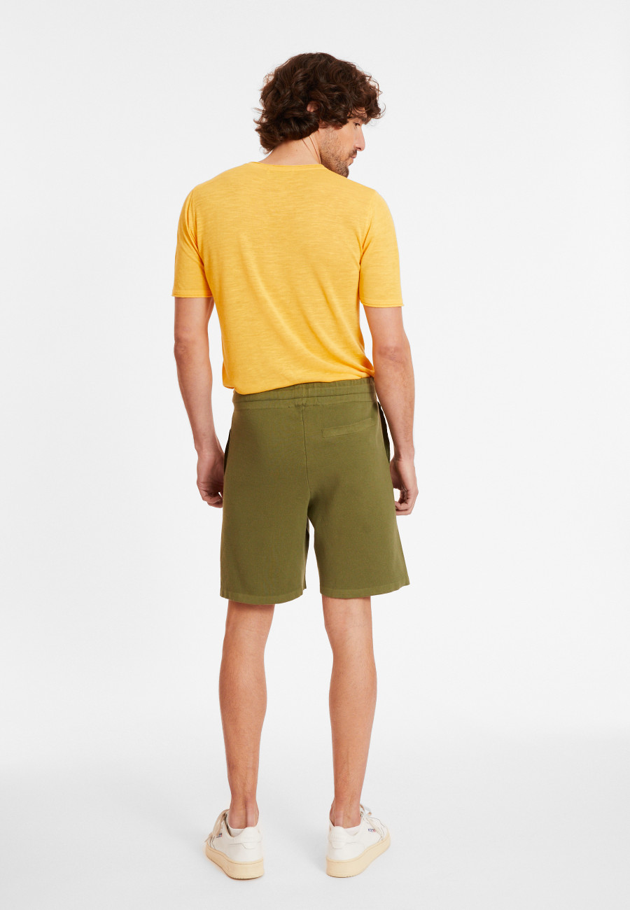 Short em algodão com bolsos - Donata