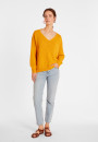 Pull ample coton et lin - Thalie 8060 ambre - 08 Jaune