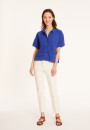 Short sleeve cotton blouse - Medina