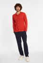 Flamed linen button-down shirt - Randy