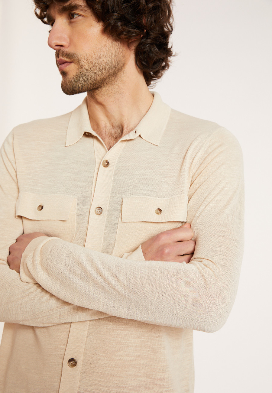 Camisa en lin flammé - Randy