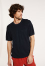 Flamed linen loose fitting t-shirt - Deon
