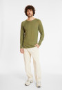Slub linen t-shirt with raglan sleeves - Damon