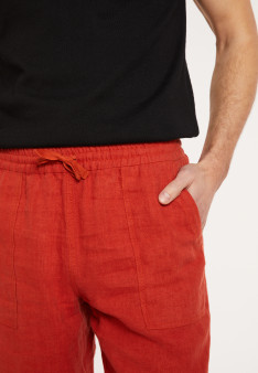 Linen pocket shorts - Diego