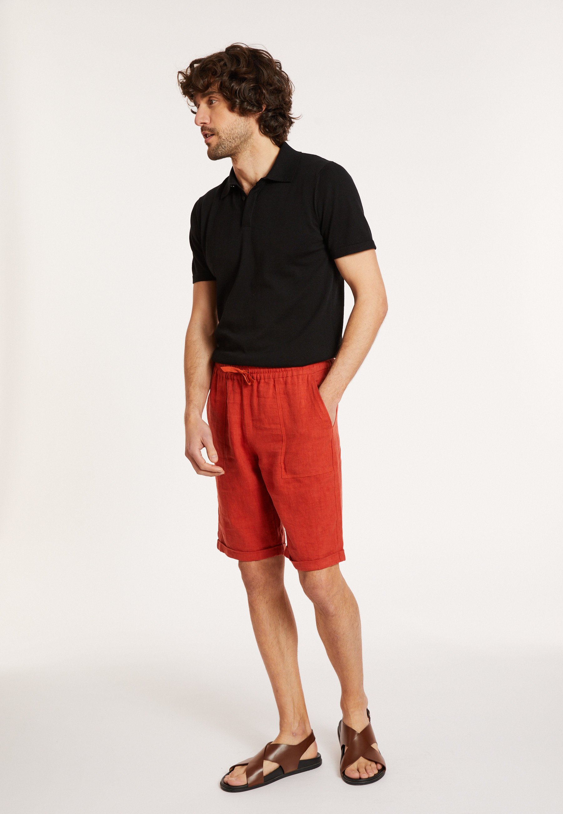 Linen pocket shorts - Diego