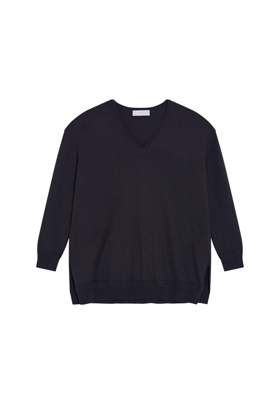 Cotton V-neck sweater - Meve