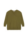 Organic cotton V-neck sweater - Meve