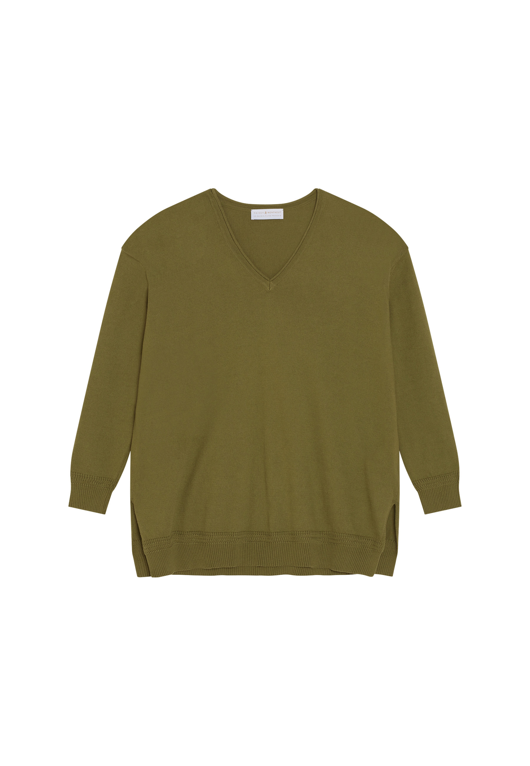 Pull ample col V en coton - Meve