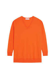 Organic cotton V-neck sweater - Meve