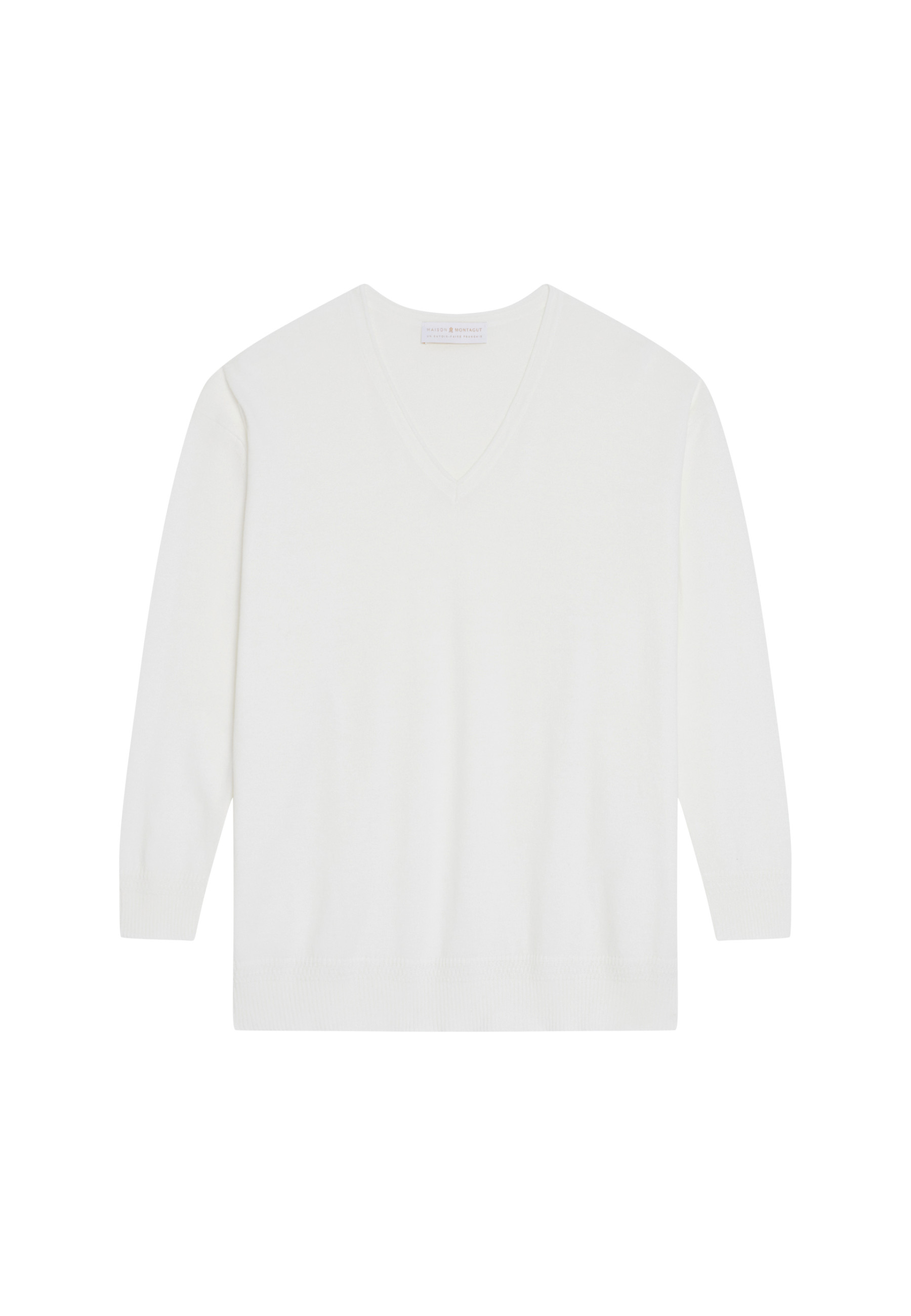 Pull ample col V en coton - Meve