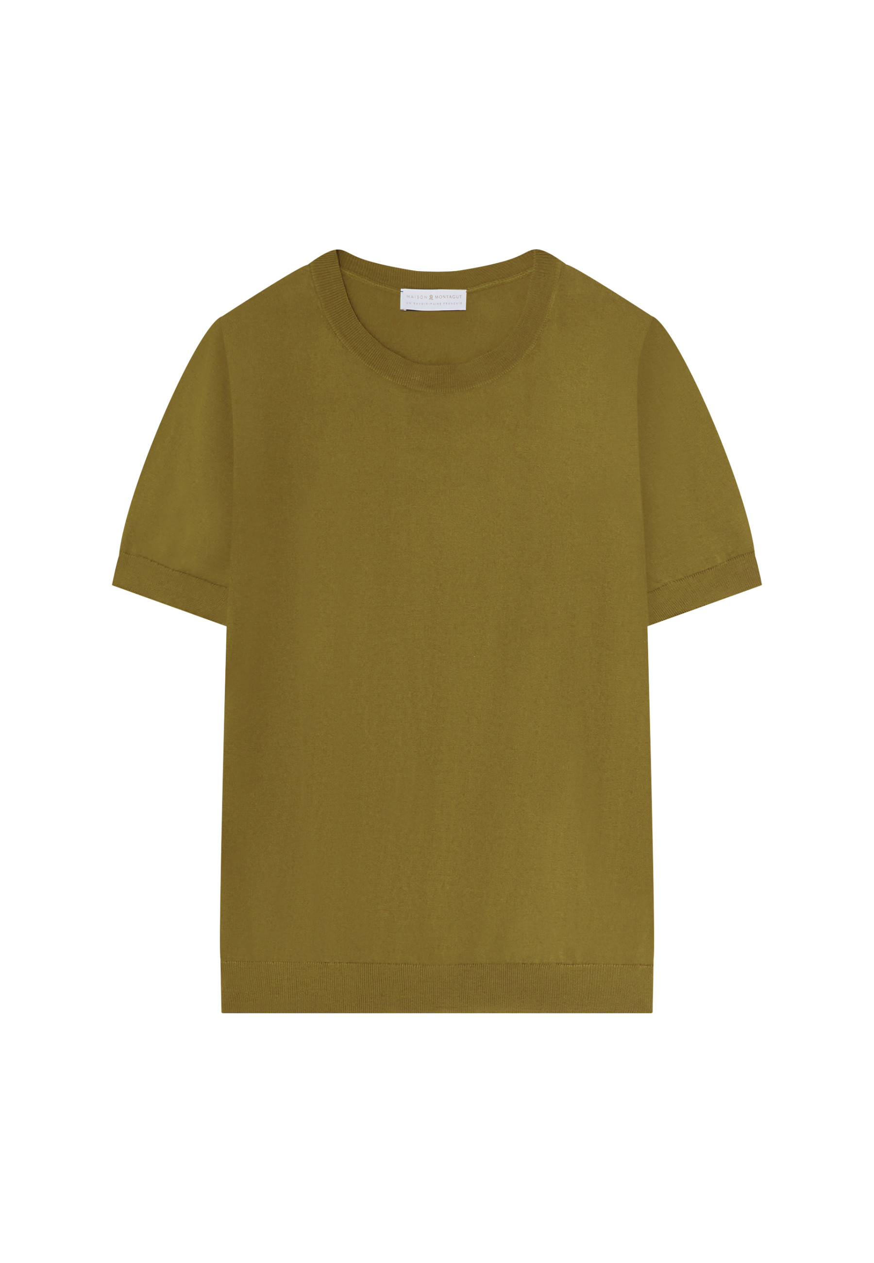 Round neck cotton T-shirt - Moon