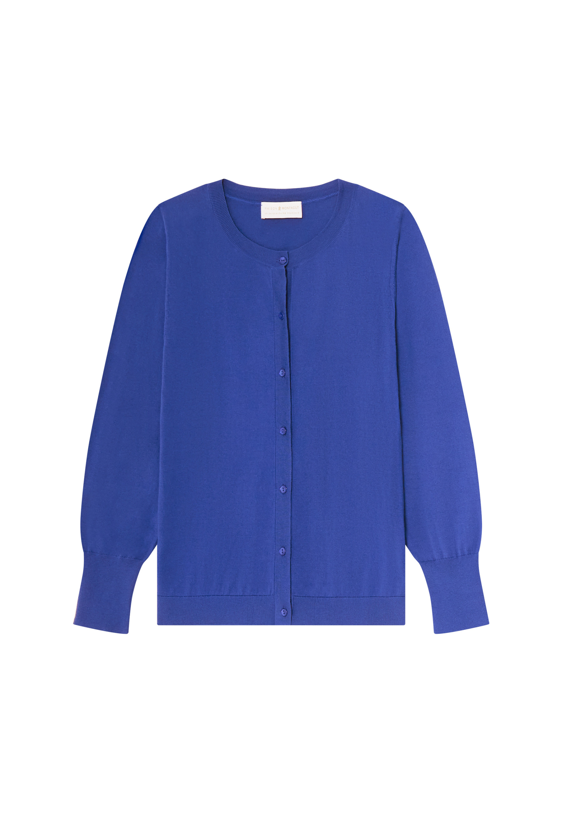 Cotton round neck cardigan - Manel