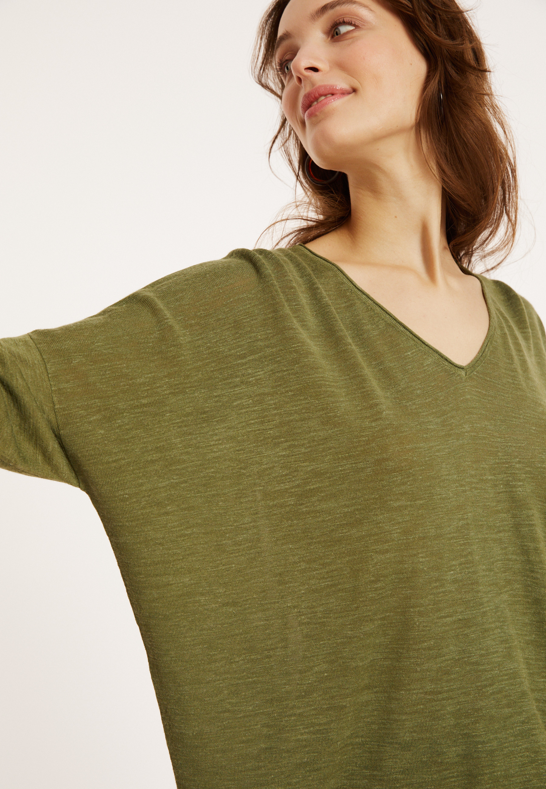 Loose-fit slub linen T-shirt - Balou