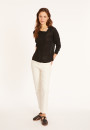 Flamed linen buttoned cardigan - Mado