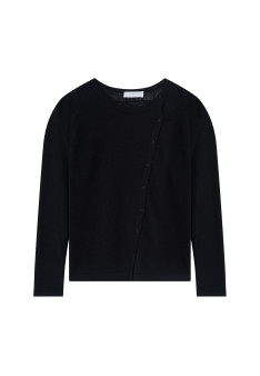 Flamed linen buttoned cardigan - Mado