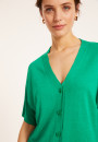 Flamed linen button-down t-shirt - Maddie
