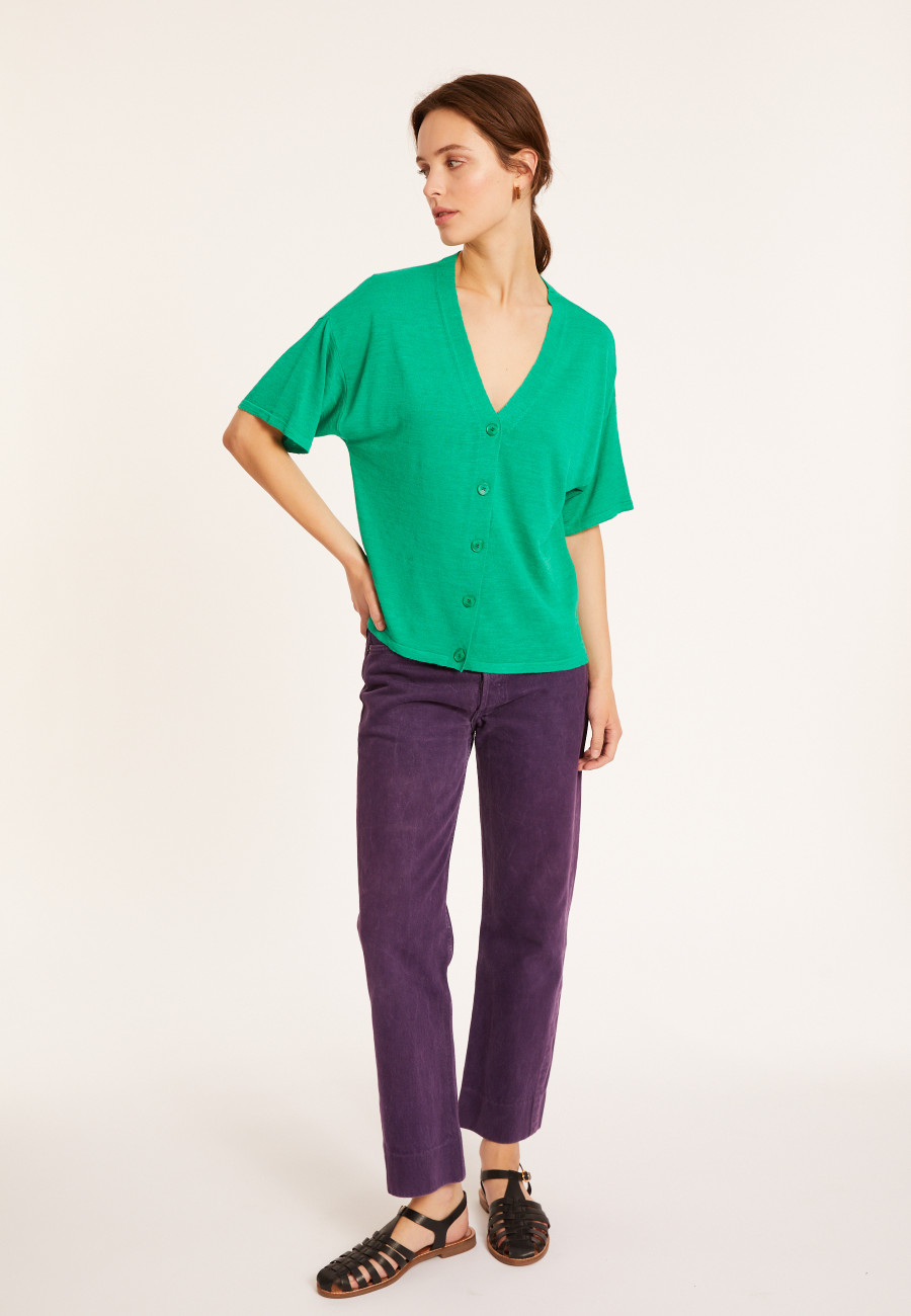 Camiseta en lin flammé - Maddie