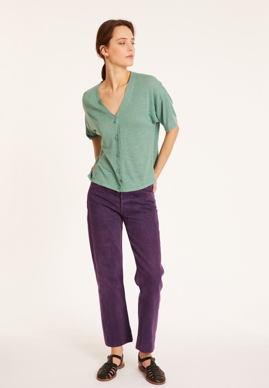 Camiseta en lin flammé - Maddie