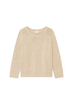 Pull emmanchures marteau en coton et lin - Mick