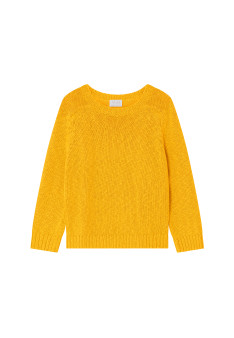 Cotton and linen hammer armhole sweater - Mick