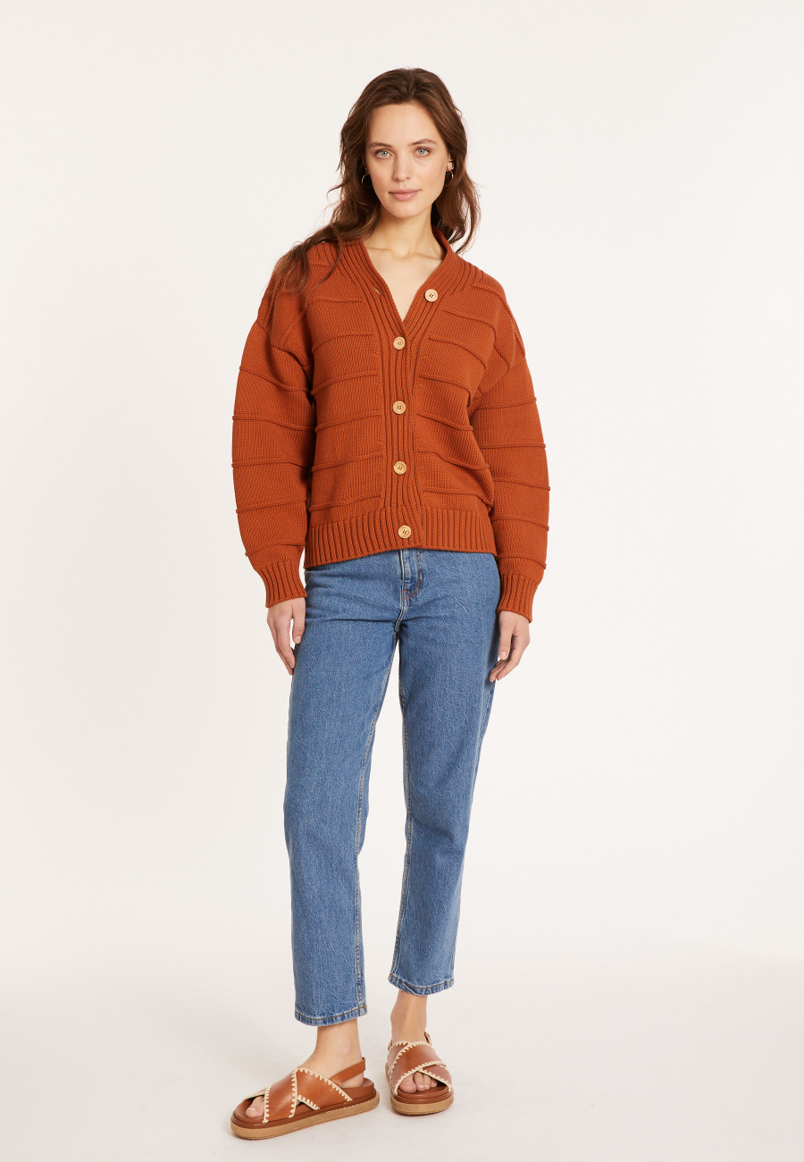 Colete amplo com costas em algodão - Mardy