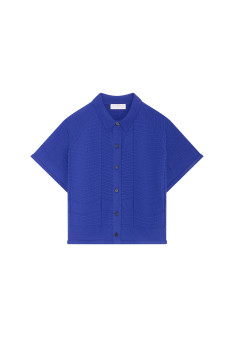 Short sleeve cotton blouse - Medina