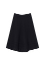 Long flared skirt in cotton - Meredith