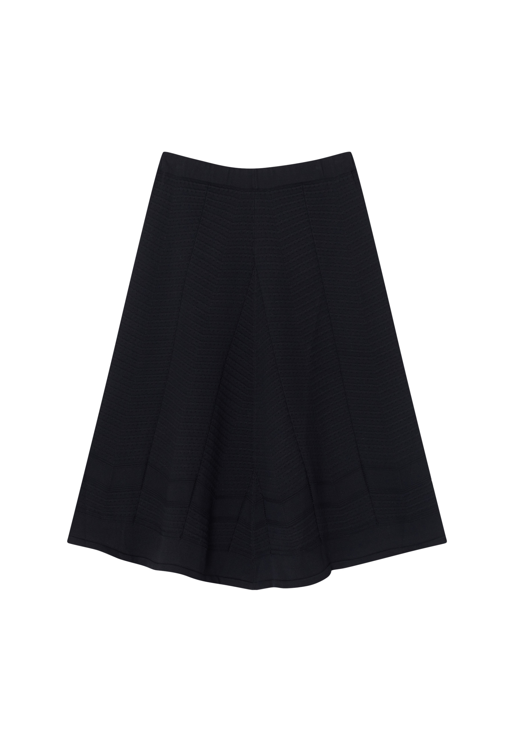 Long flared skirt in cotton - Meredith