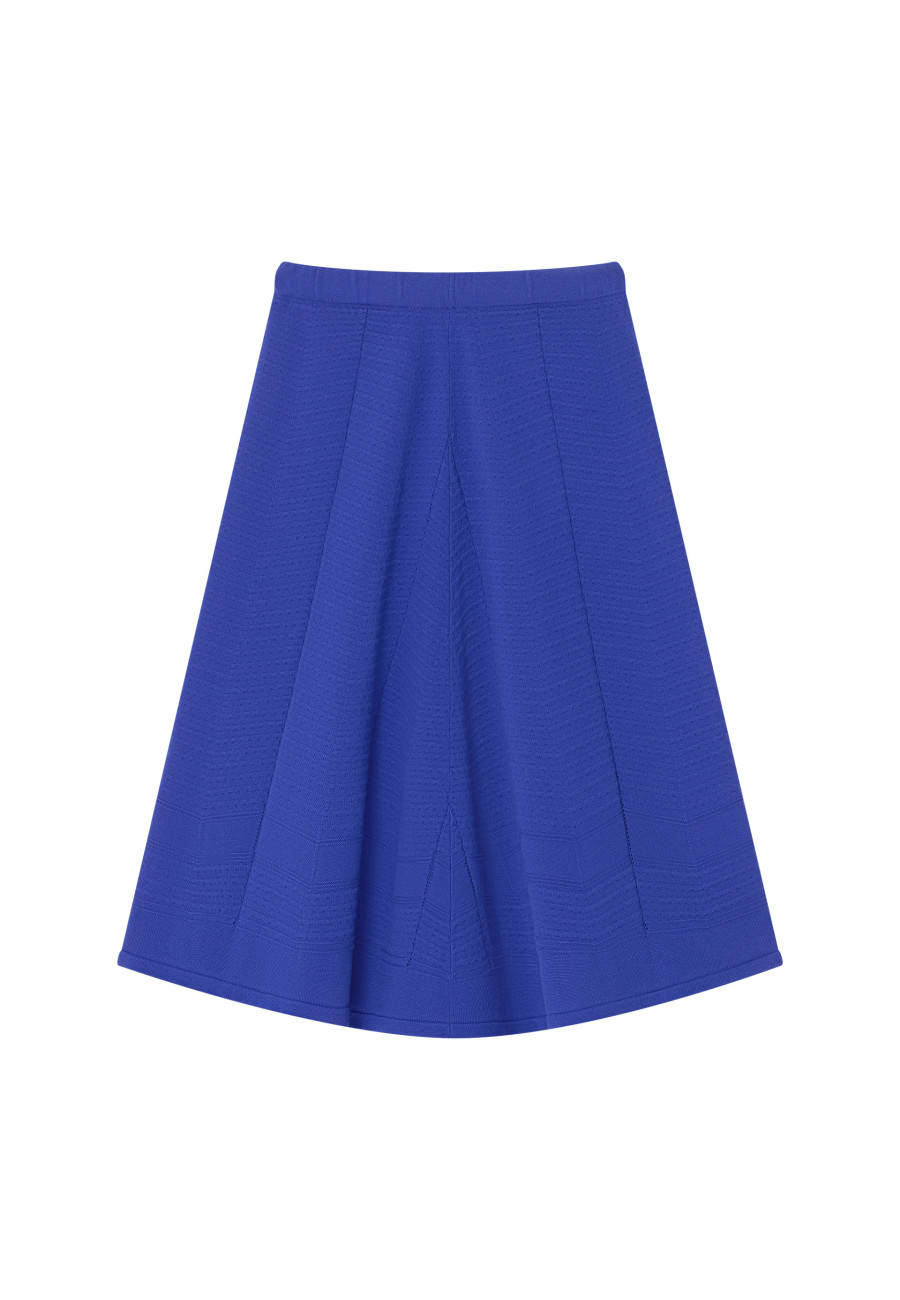 Long flared skirt in cotton - Meredith