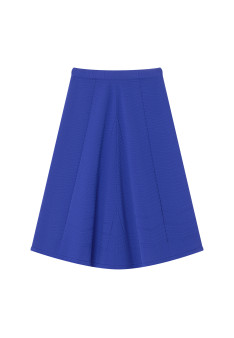 Long flared skirt in cotton - Meredith