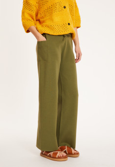 Pantalon à poches en coton - Mederise 8051 cactus - 83 Kaki