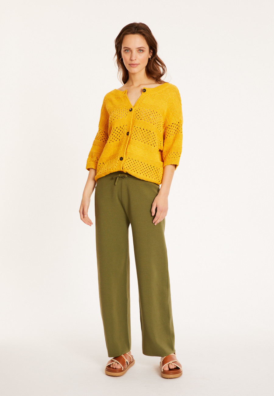 Pantalon à poches en coton - Mederise 8051 cactus - 83 Kaki