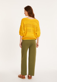 Pantalon à poches en coton - Mederise 8051 cactus - 83 Kaki