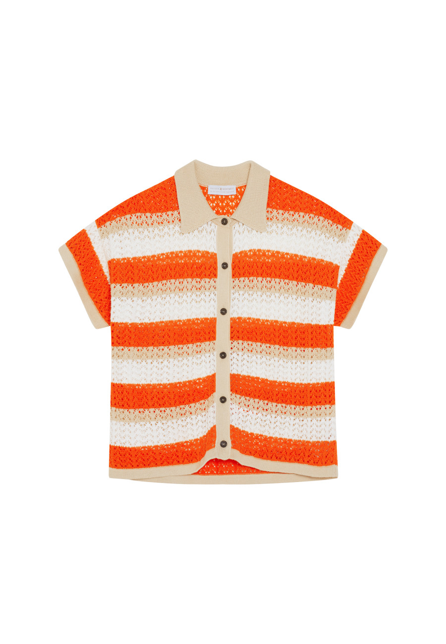 Chemisier Ajouré em Coton - Merlin