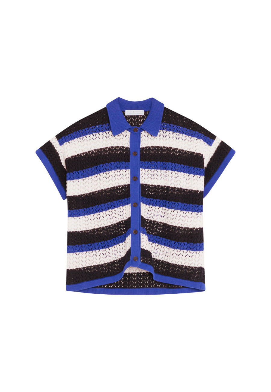 Chemisier Ajouré em Coton - Merlin