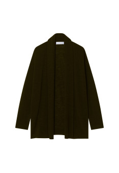 Gilet en lin flammé col châle - Maelle