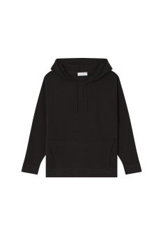 Hooded hoodie with pockets in cotton - Damien