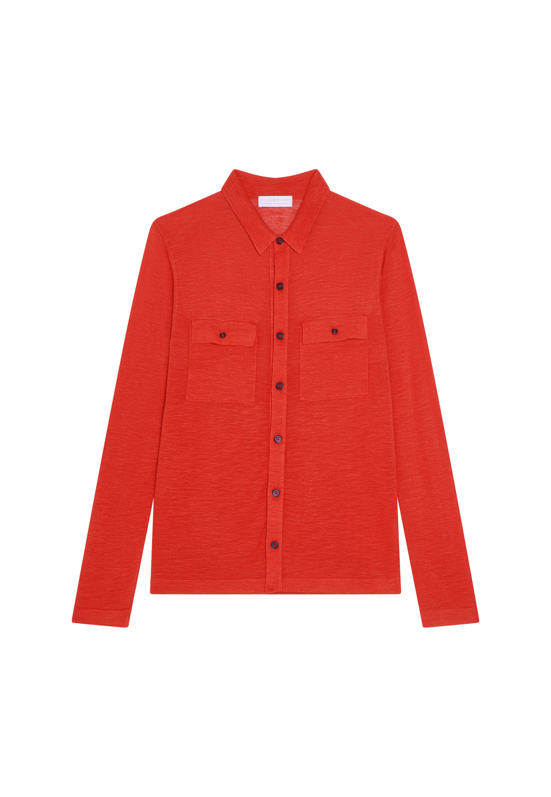 Chemise boutonnée en lin flammé - Randy