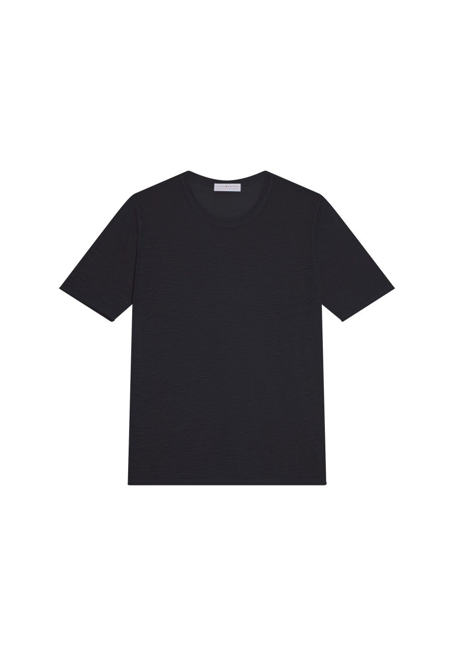 Slub linen round neck T-shirt - Renaud