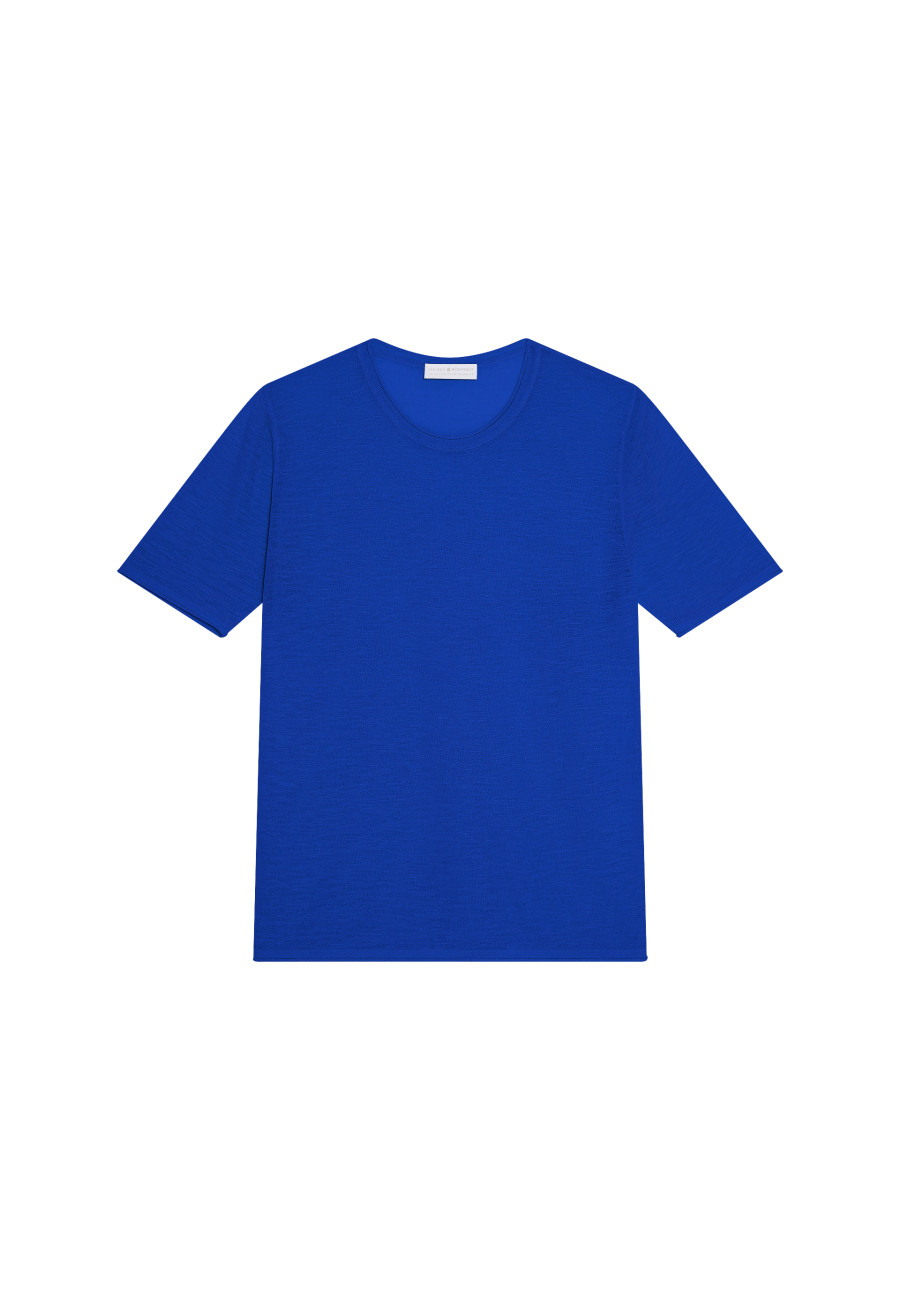 Slub linen round neck T-shirt - Renaud