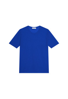 Slub linen round neck T-shirt - Renaud