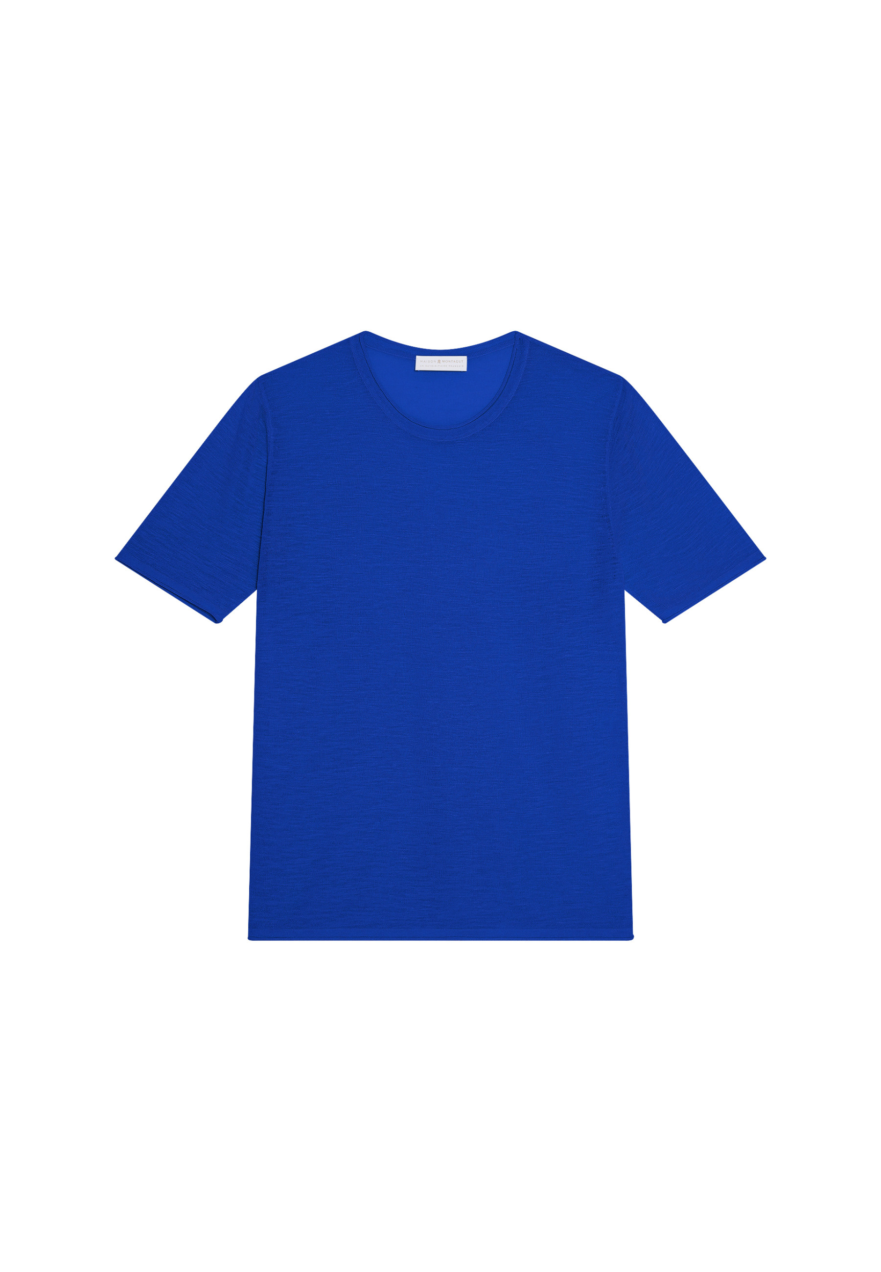 T-shirt col rond en lin flammé - Renaud