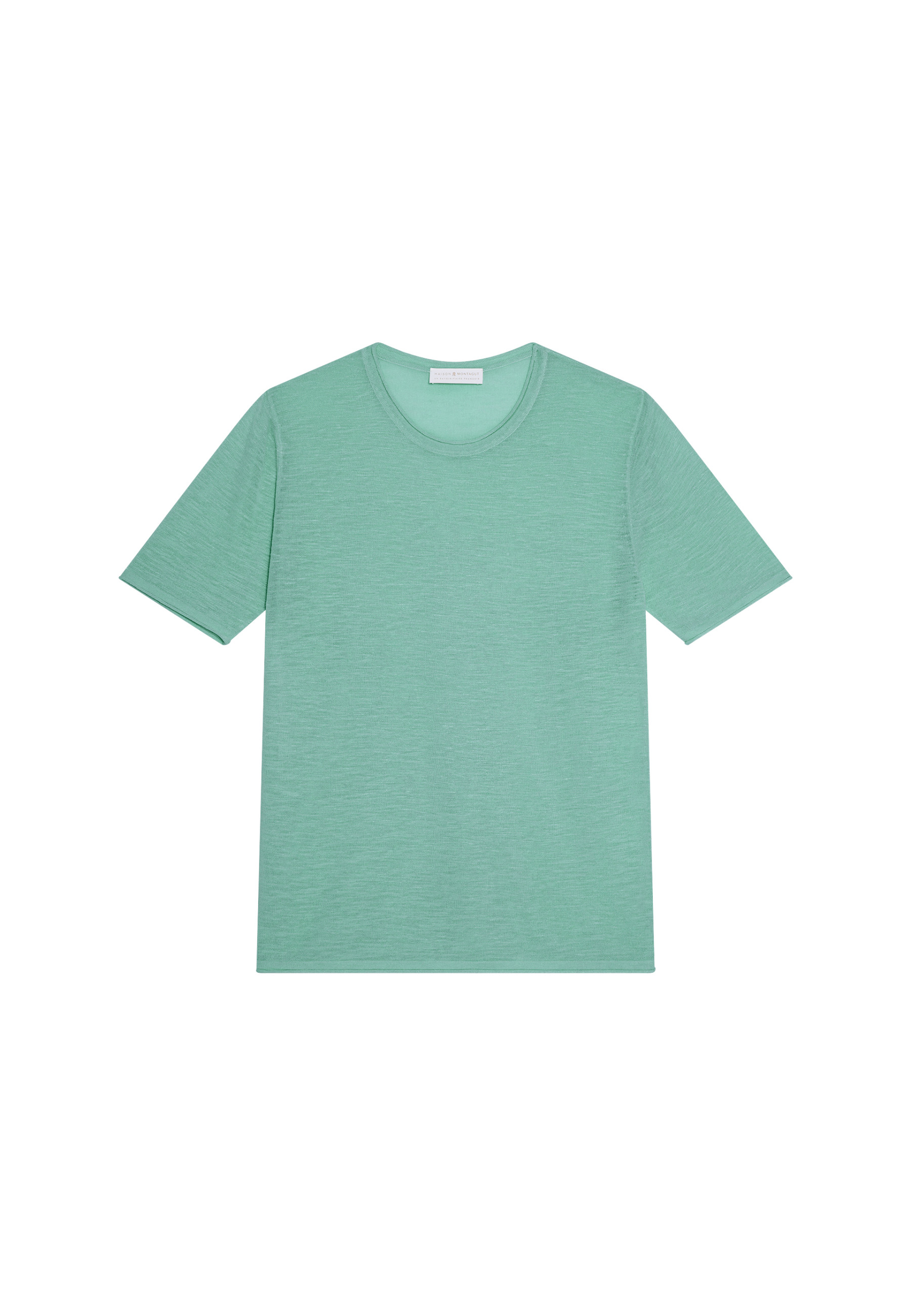 Slub linen round neck T-shirt - Renaud